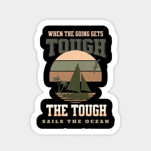 The Tough Sails Ocean Nature Wind Waves Discover Explore Planet Earth Sticker